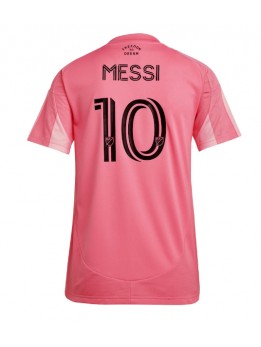 Billige Inter Miami Lionel Messi #10 Hjemmedrakt Dame 2025-26 Kortermet